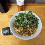春菊天うどん　おにぎり