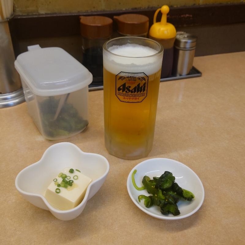 生ビール（中）(味の紅龍)
