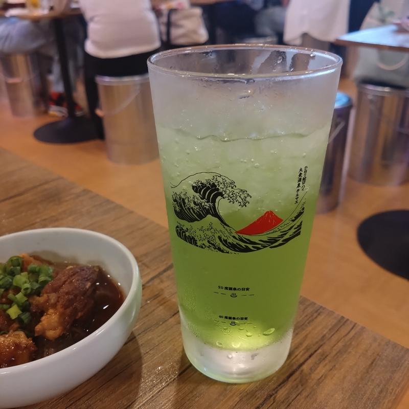 メロンサワー（酒泉1時間飲み放題）(ひねり蛇口ハイ 大衆酒泉テルマエ 札幌すすきの泉)