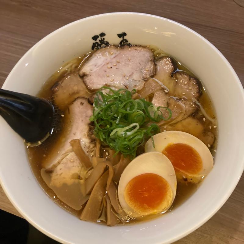 チャーシュー麺煮卵トッピング(中華そば 藤王)