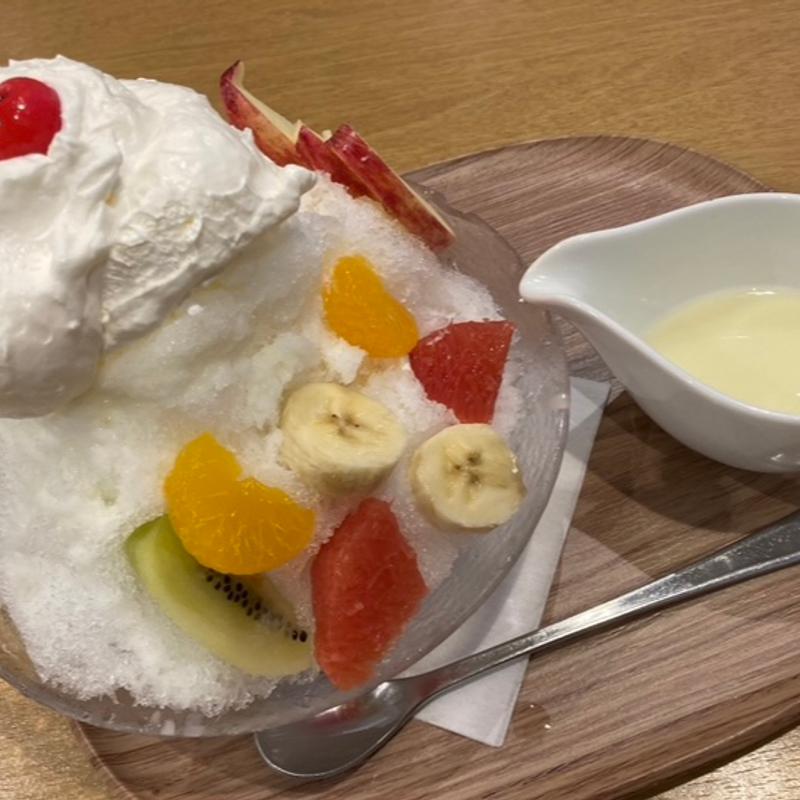 シロクマかき氷(ココス 堺浅香山店)