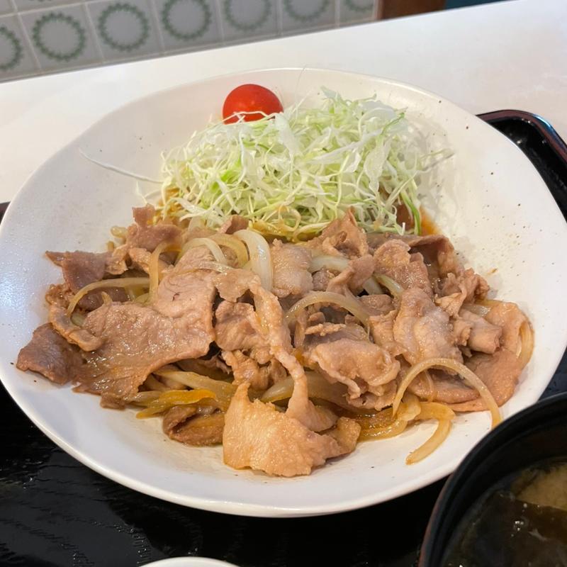 生姜焼き定食(ともゑ ふぐ料理店)