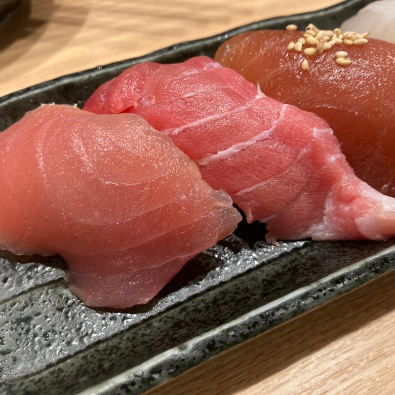 まぐろ3種食べ比べ(大衆酒場さんま)