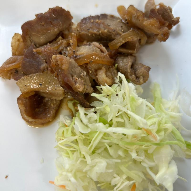 豚肉焼き(札幌市役所本庁舎食堂)
