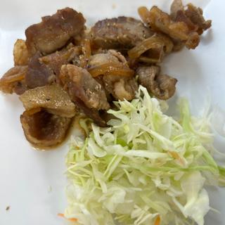 豚肉焼き(札幌市役所本庁舎食堂)