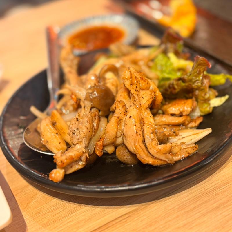 せせりのペッパー焼き(台湾酒場 台北餃子館 横浜アソビル店)