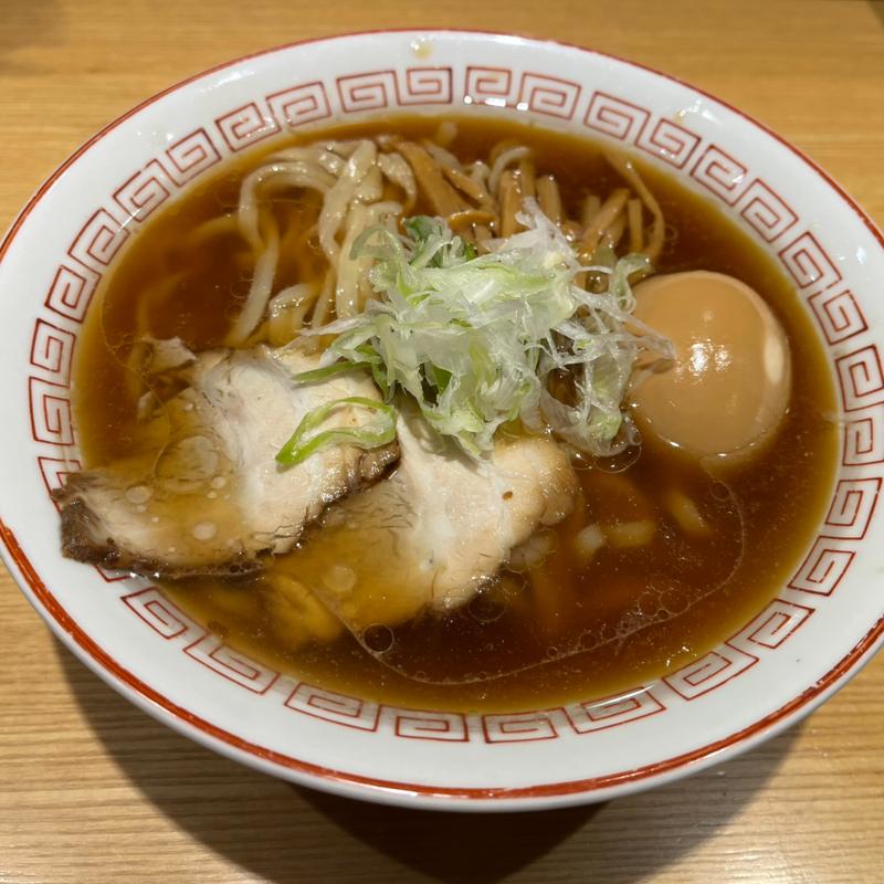 煮卵醤油ラーメン（すっきり）(きたかた食堂 )