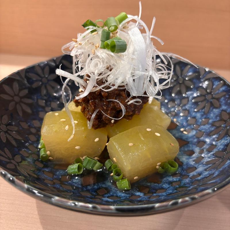 冷やし冬瓜の肉味噌かけ(創作和食 旬華)