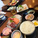 船盛り刺身定食 天ぷらなし