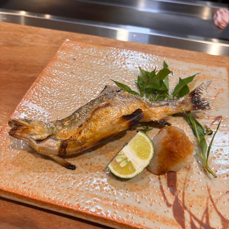鮎の塩焼き(和食 あじわい 六 町田)