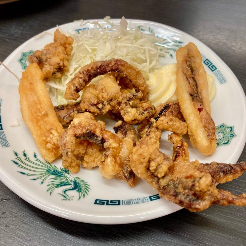 イカ揚げ(日高屋 後楽園白山通店)