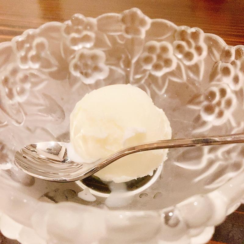 ミルクアイス（コースランチ）(天婦羅すぎ原)