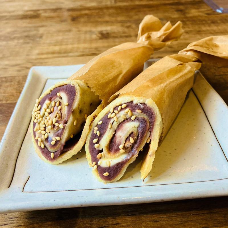 あんバタークレープ(Cafe' WANISHAN)