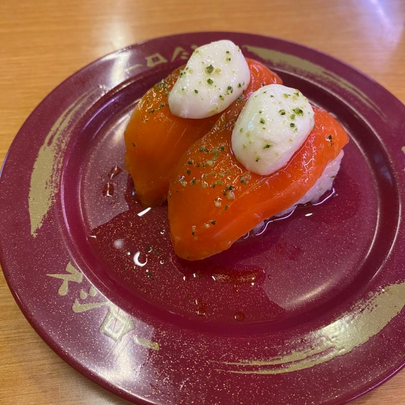 サーモンバジルモッツァレラ(スシロー 津島店)