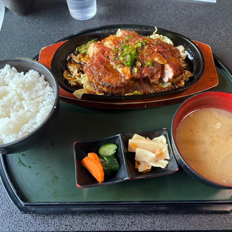 リブジンジャー定食（ライス大）(いなよし )