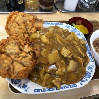 鳥の唐揚げカレーライス2個セット