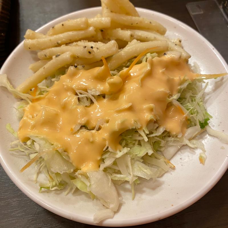 サラダ(沖縄食堂 やっぱりステーキ イオン福岡伊都店)