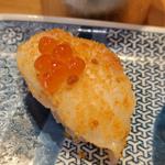 黄金に輝く真鯛のカラスミまぶし