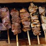もつ焼き盛り合わせ