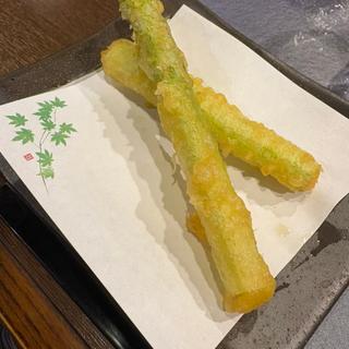 アスパラの天ぷら(鈴亭 （リンテイ）)