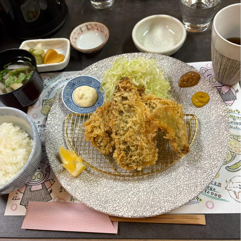 アジフライ(とんかつ こん藤)