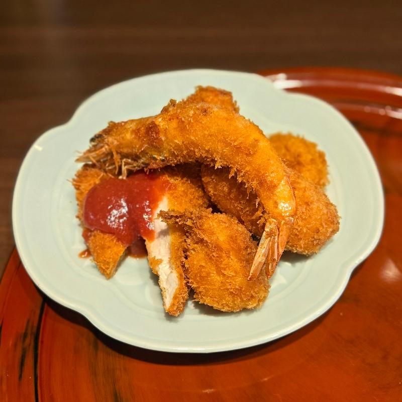 ミックスフライ(洋食手嶋)