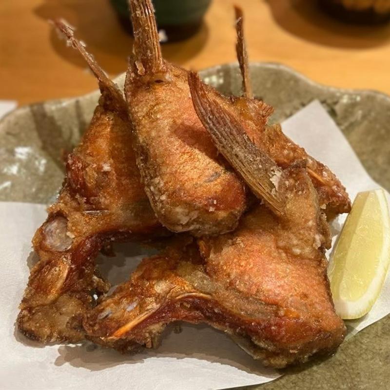 金目鯛カマの唐揚げ(さかえ寿司)