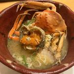 香箱蟹の味噌汁