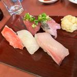 鮮魚にぎり5貫