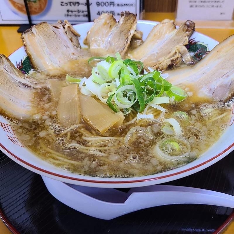 チャーシューメン 大盛(鳥取牛骨ラーメン京ら 倉吉駅前店)