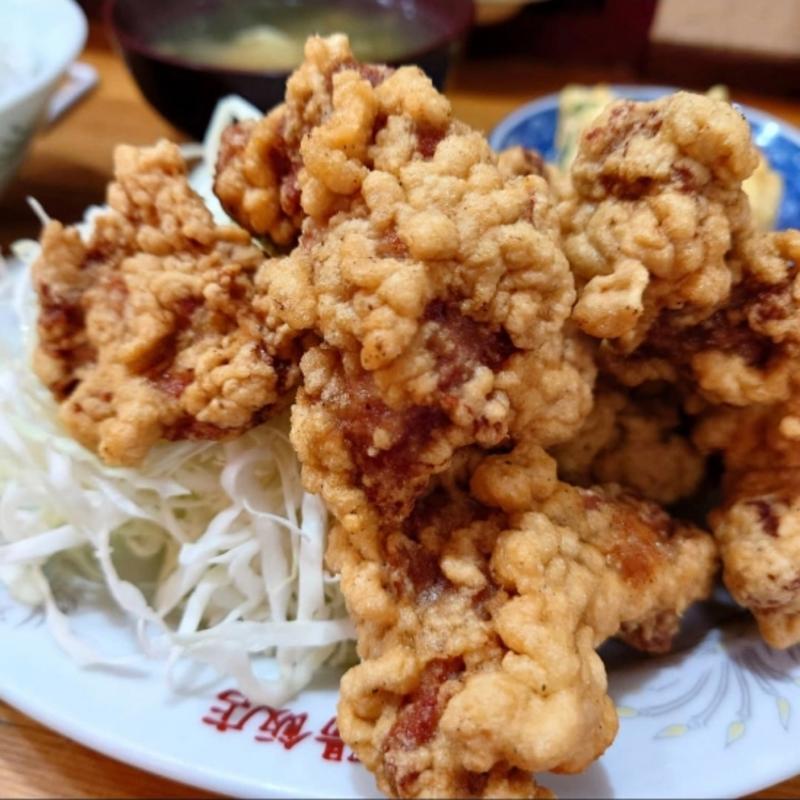 豚肉唐揚げ定食(太陽飯店)