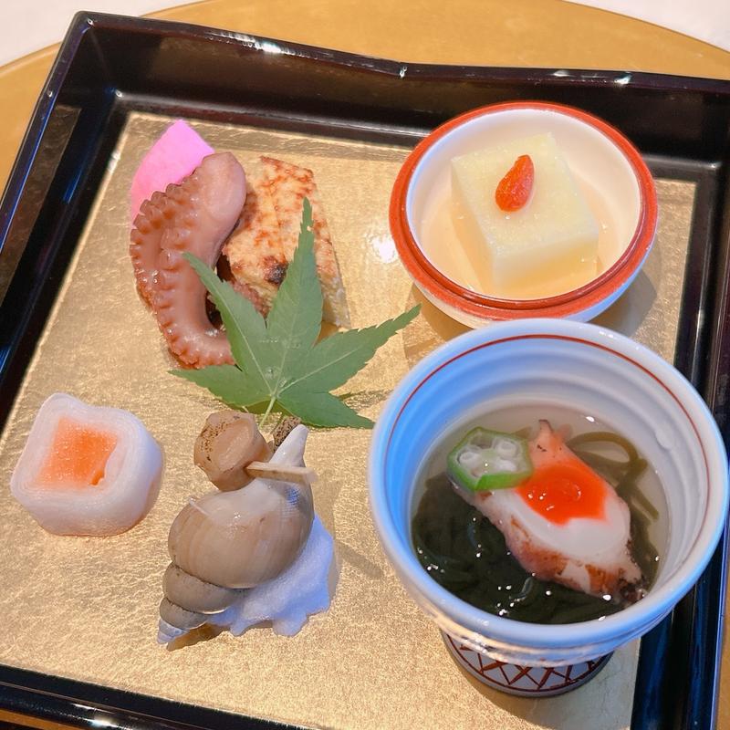 加賀会席 水無月（前菜）(KKRホテル 金沢 （ケーケーアール）)