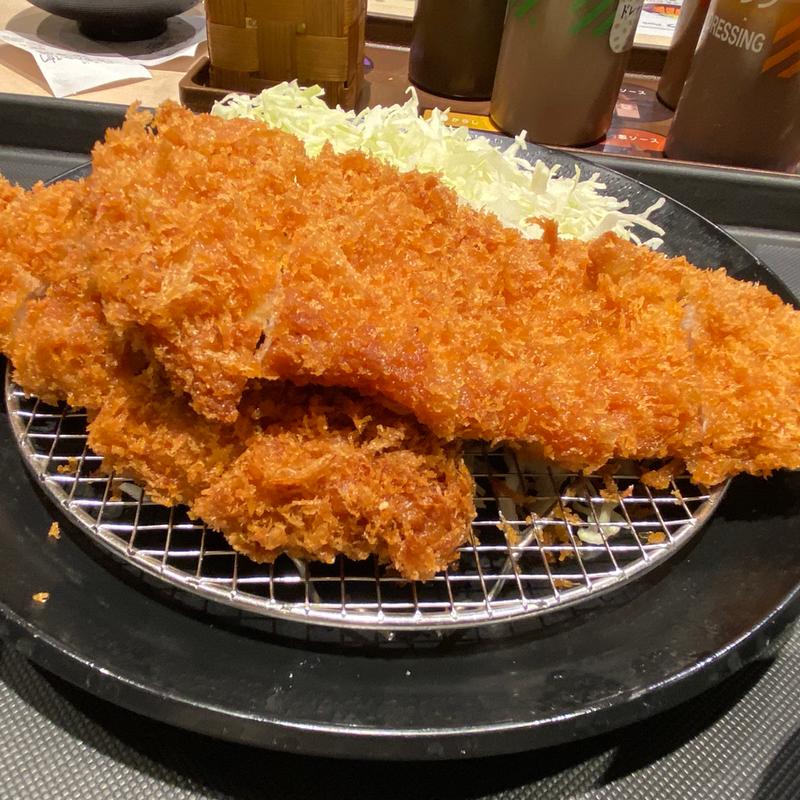 ロースかつ 丸太ヒレかつ(松のや 姫路野里店)