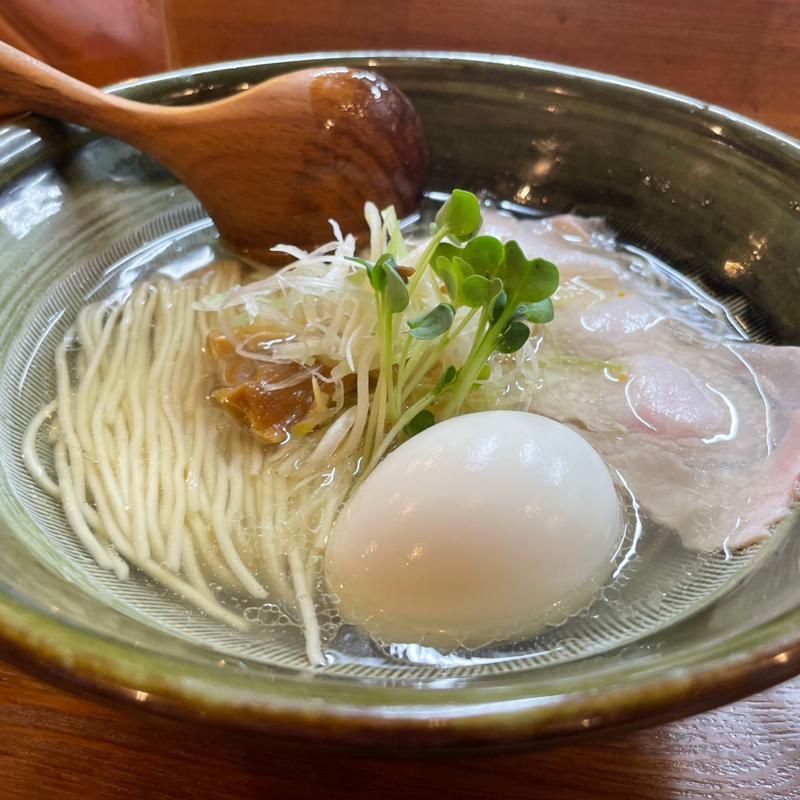 牡蠣そば(並)(華塩)