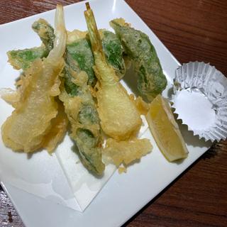 万願寺とエシャレットの天ぷら