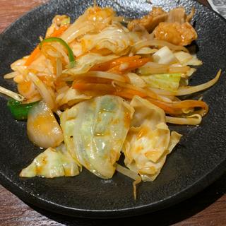 牛ホルモン野菜炒め