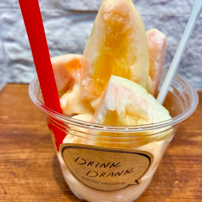完熟丸ごと　とろ〜り白桃スムージー(阪神梅田本店)