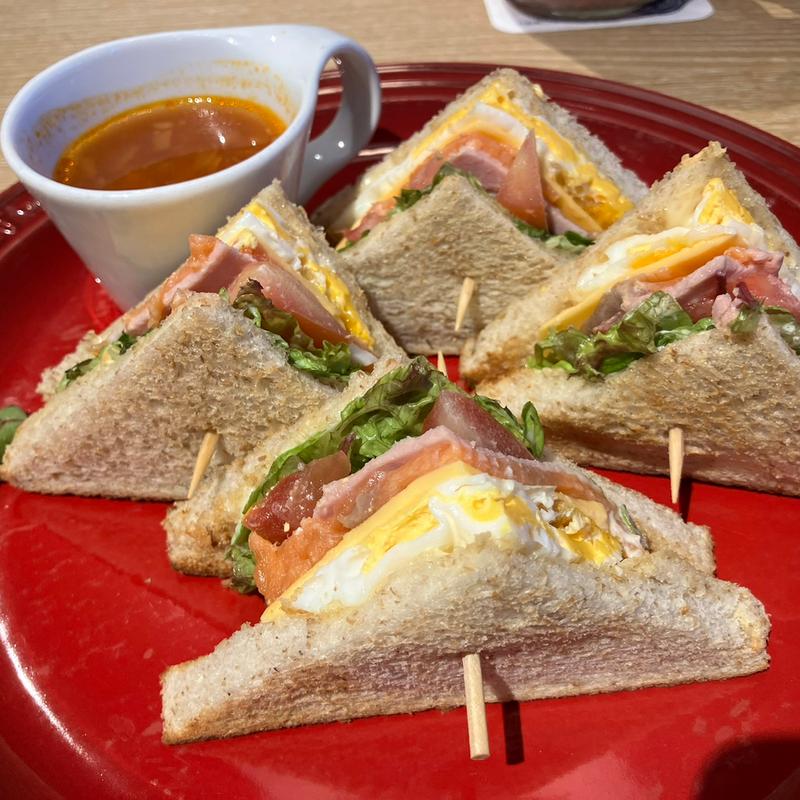 クラブサンド【サンド】(むさしの森珈琲 豊橋江島店)