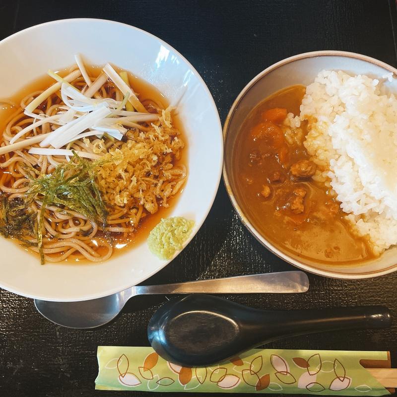 ミニ冷やしかけそば(食堂マル)