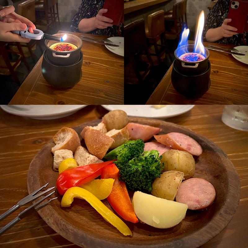 ブリュレチーズフォンデュ〜トリュフの香りをフランベで〜(ワイン酒場 GabuLicious 仙台 （ガブリシャス）)