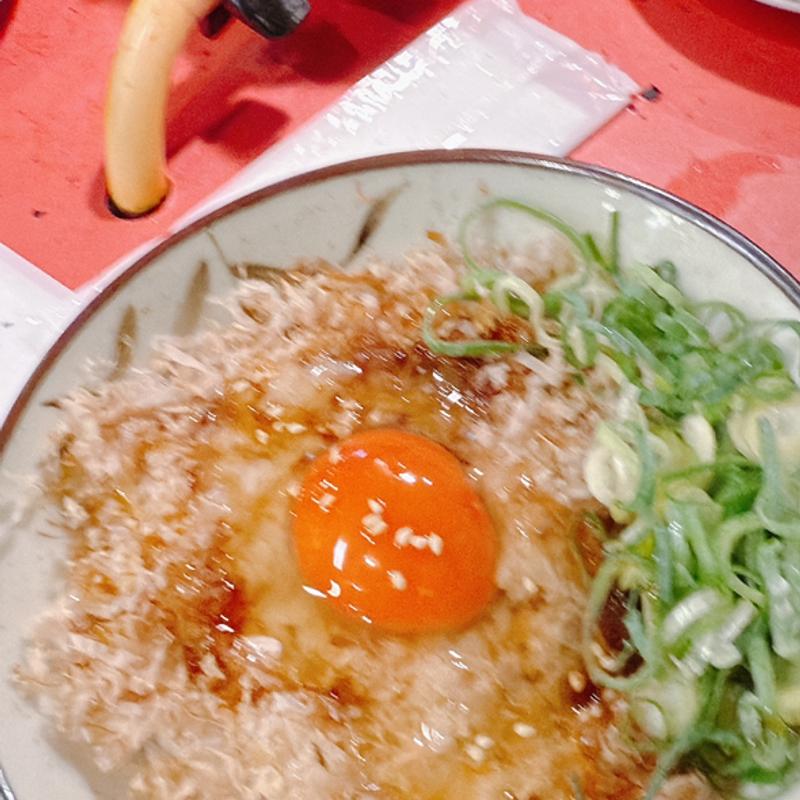 卵かけご飯(焼肉ホルモンニューみよし)