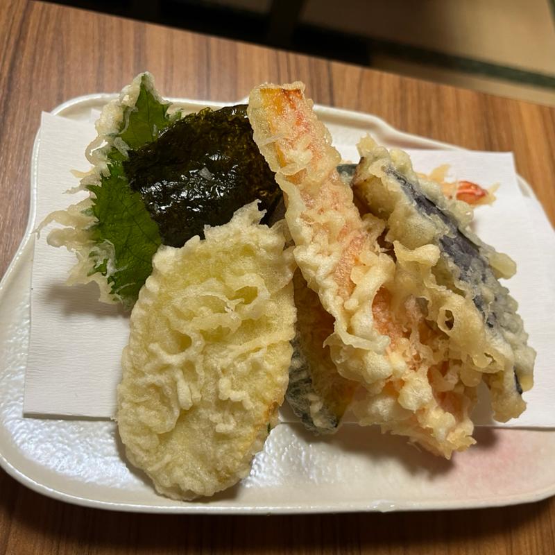 天ぷら1人前(元祖小千谷そば 角屋)