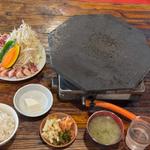 脂選別  赤種鶏定食(地鶏食堂 曲渕本店)
