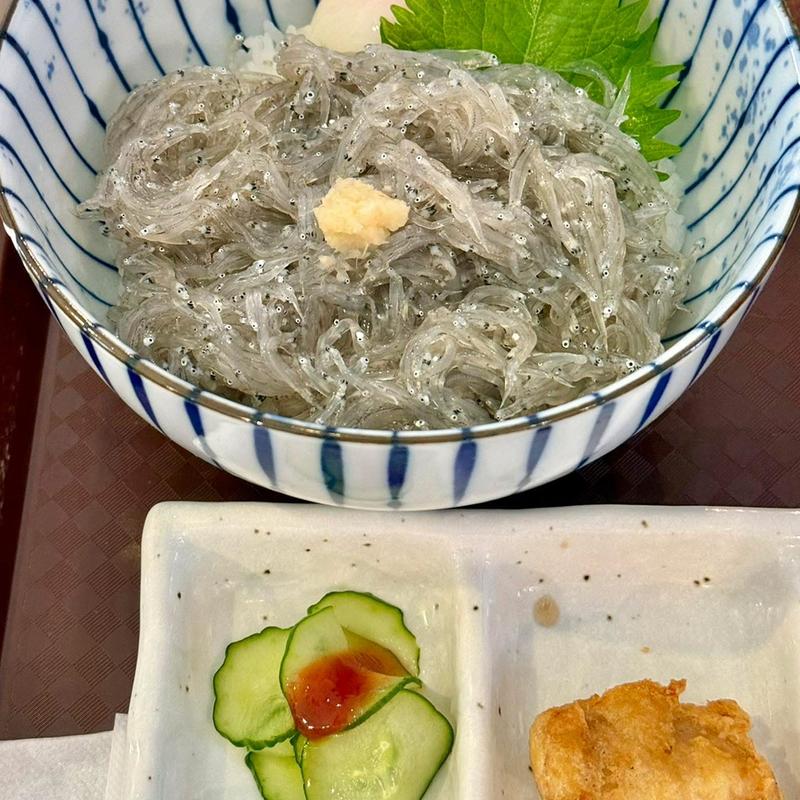 生しらす丼(長谷食堂)