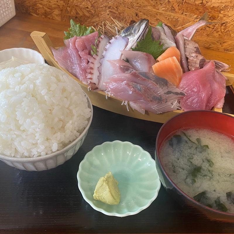 お刺身定食(かさや食堂)