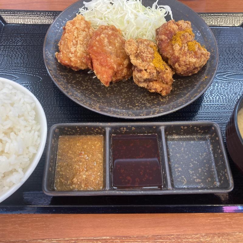 合盛り定食（カレー）(からやま 富山飯野店)
