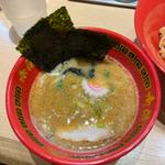 豚鶏つけ麺、野菜