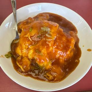 エビチリたまご炒飯(中華家がじゅまる )