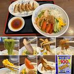 冷やし中華に餃子(福しん 大久保駅前店 )