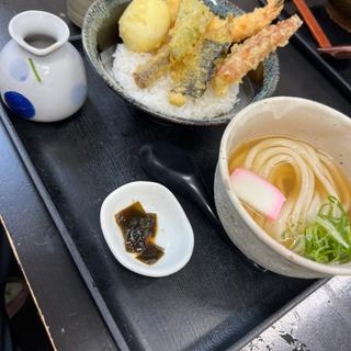 天丼ミニうどんセット 